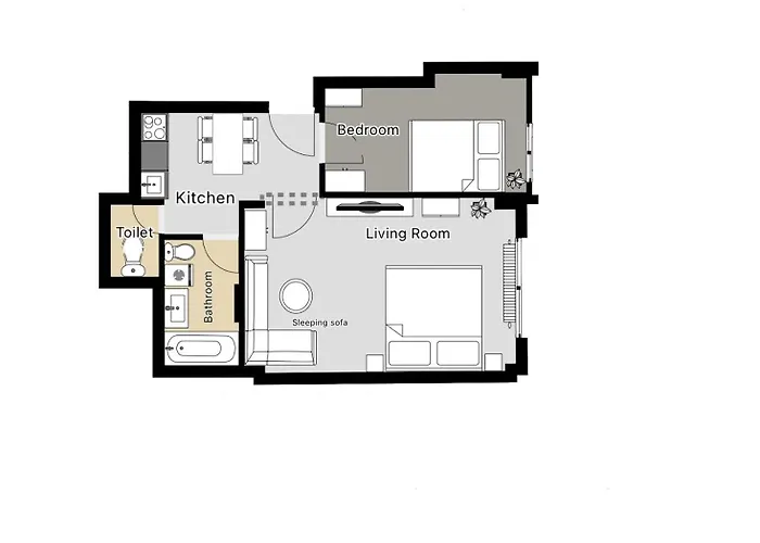 Lägenhet 2br 1,5bath Chic Near Wenceslas Square