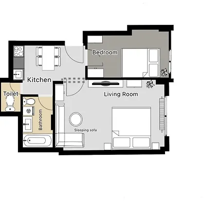 Lejlighed 2br 1,5bath Chic Near Wenceslas Square