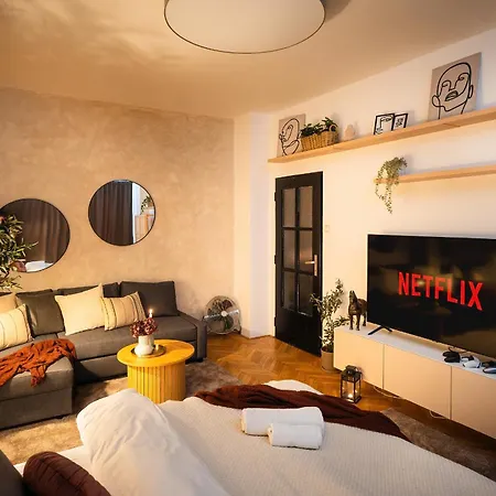 Apartamento 2br 1,5bath Chic Near Wenceslas Square Praga